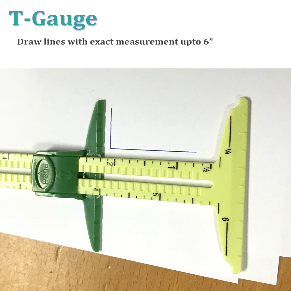 Sewing Gauge Measuring Tool Metal Sliding Gauge - Temu