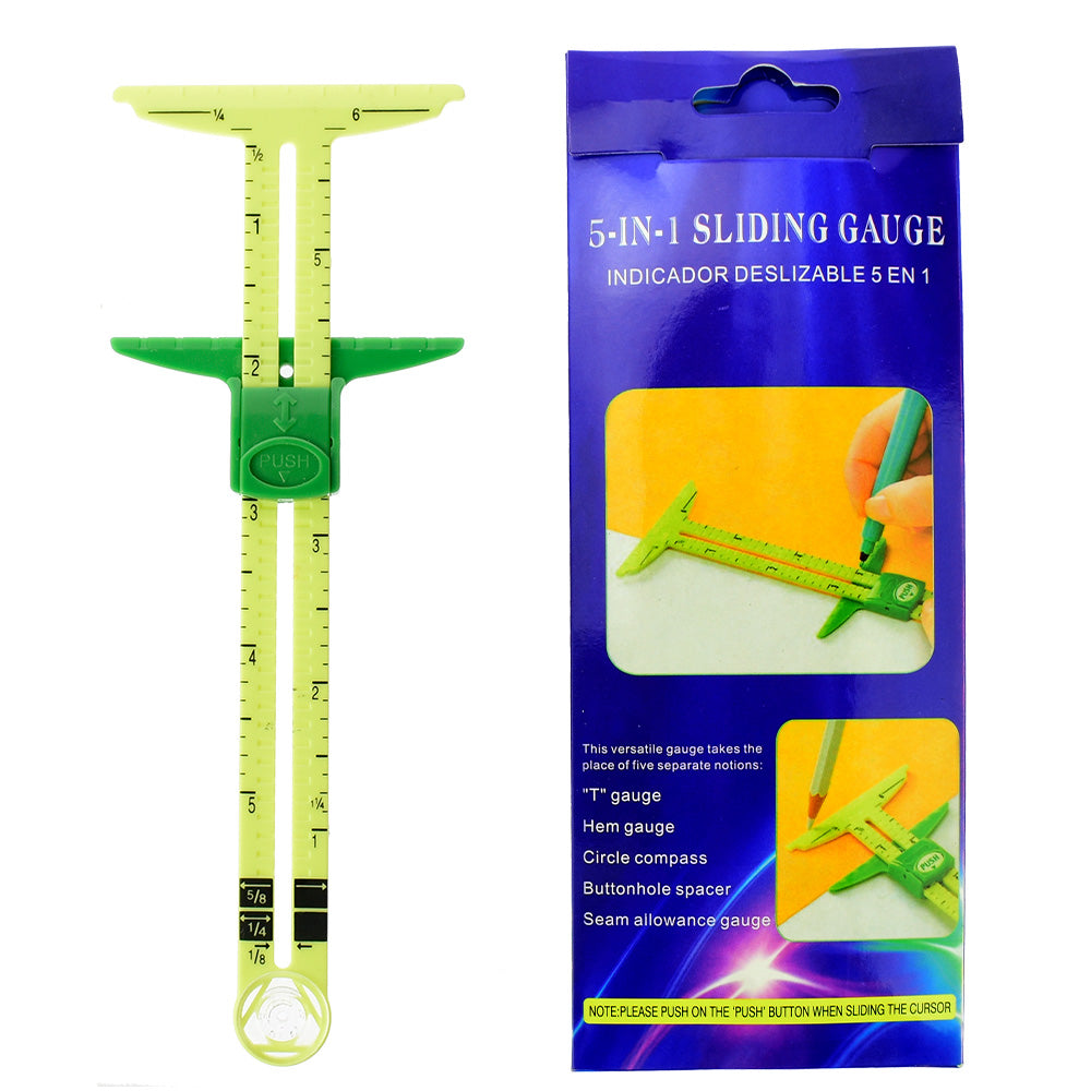 Sewing Gauge Its a multi purpose gadget. measure and mark hem depth Draw  scallops and circles Evenly space b…