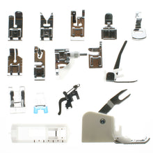 15pc Domestic Sewing Machine Snap-On Presser Walking Foot Kit For Brother, Singer, Babylock, Janome, Juki, Pfaff