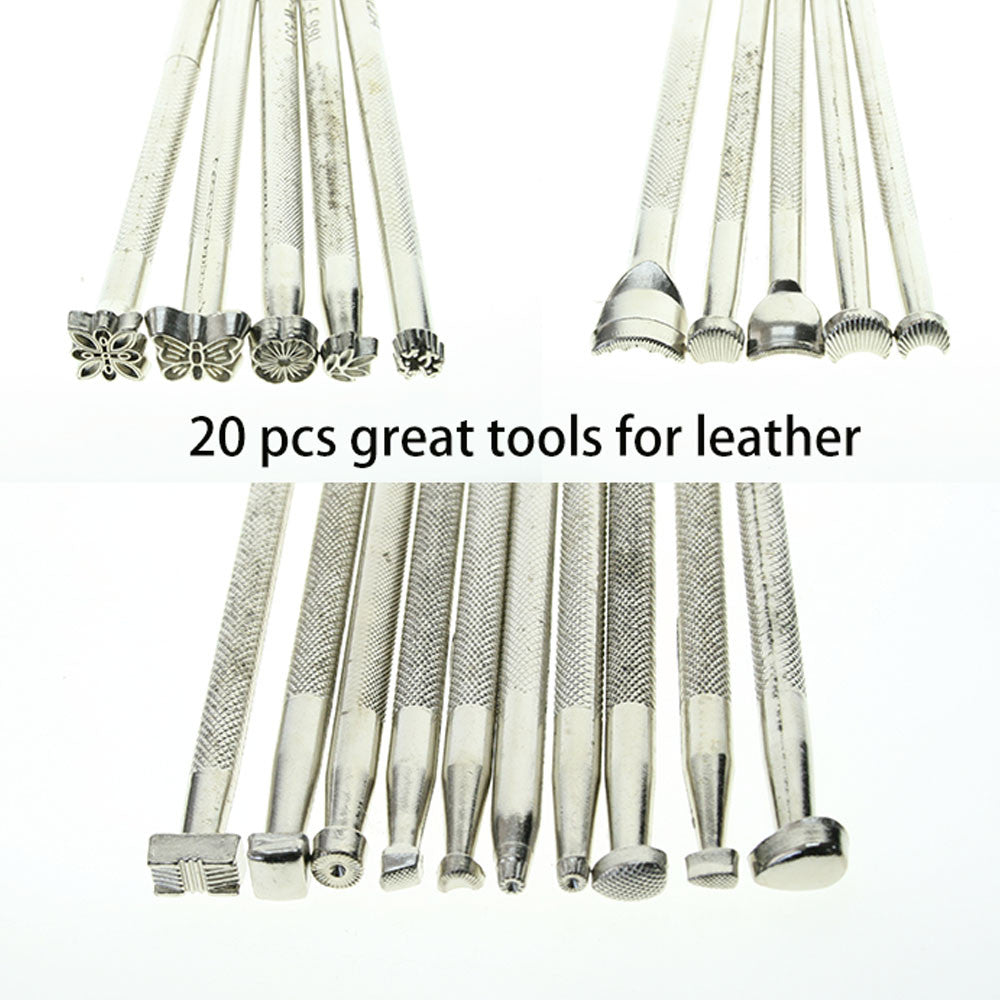 Leather Stamping Set, Carving Punch Tools, Saddle Making Tools