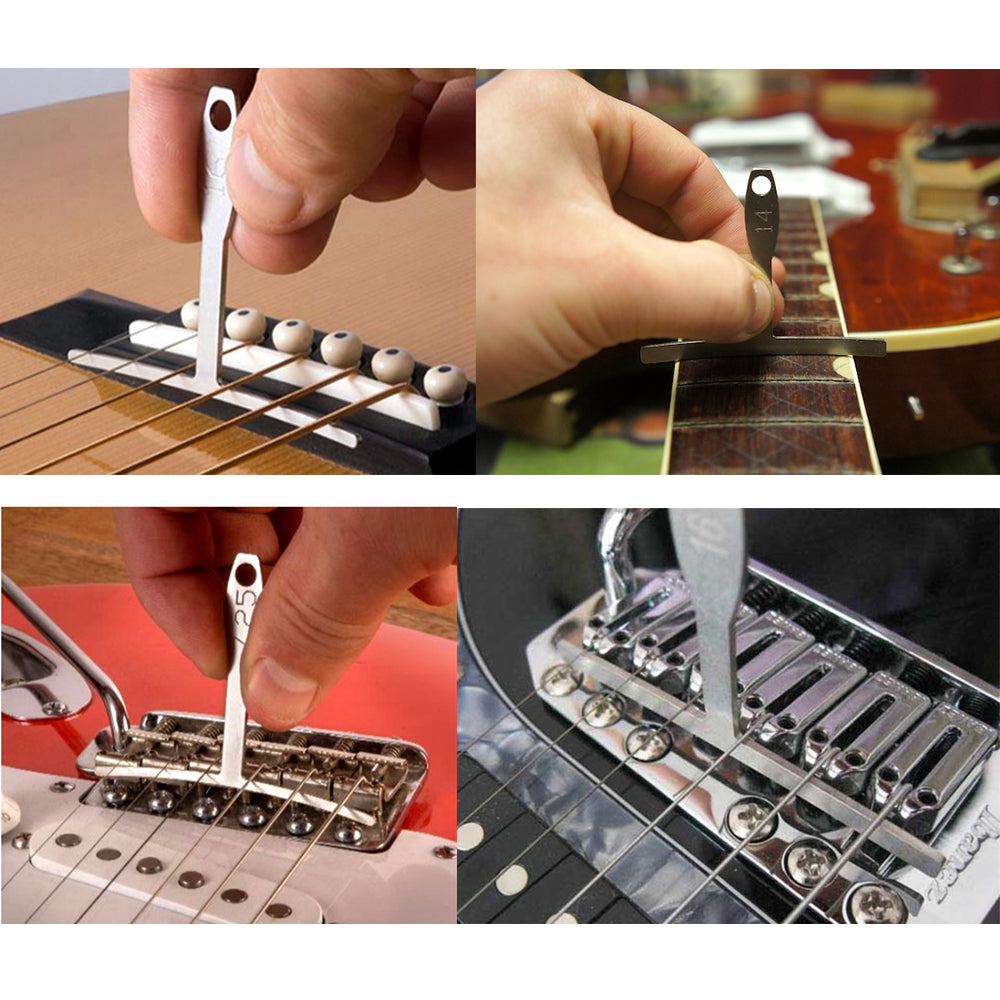 9 Radius Gauge Luthier Tools for Bass Electric Guitar Setup Radius