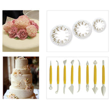 108pcs Cake Bakeware Sugarcraft Icing Decoration Kit with Flower Modelling Mold Mould Fondant Tools